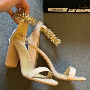 Lulu's Tan Heels Elegant Suede Design